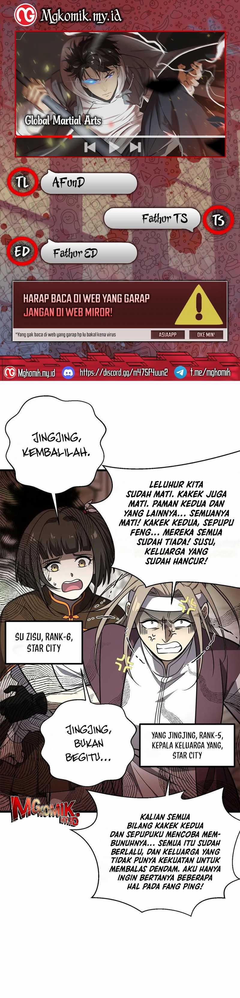 Global Martial Arts Chapter 299 – halaman 1
