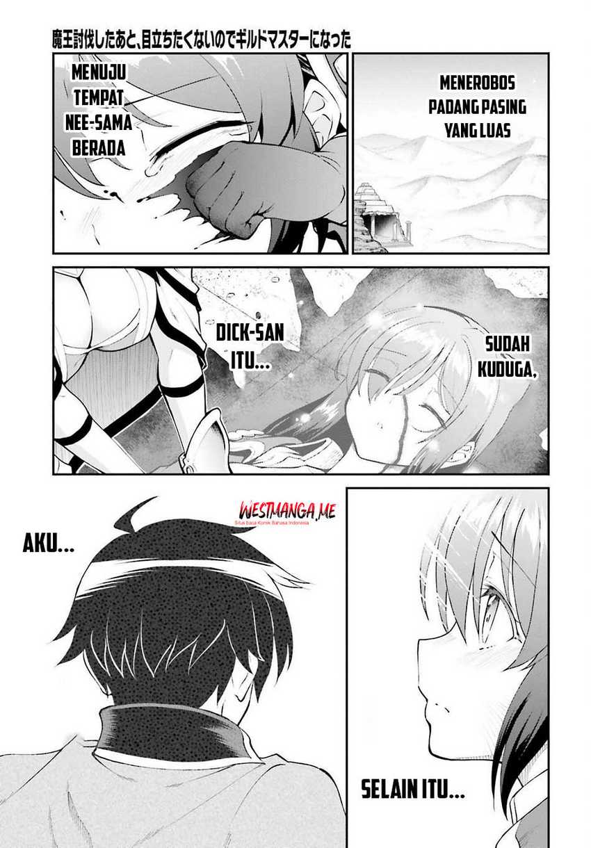 Maou Toubatsu Shita Ato, Medachitakunai node Guild Master ni Natta chapter 43 halaman 11