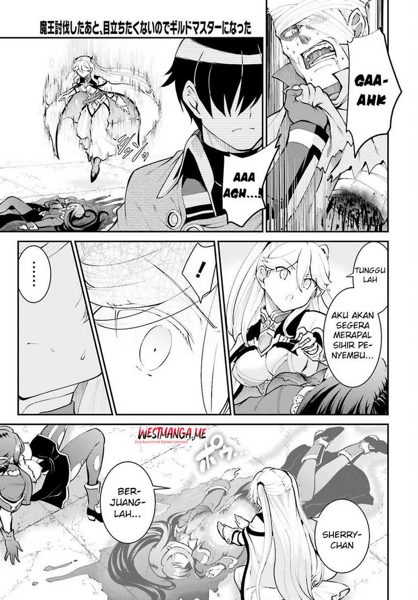 Maou Toubatsu Shita Ato, Medachitakunai node Guild Master ni Natta chapter 43 halaman 9