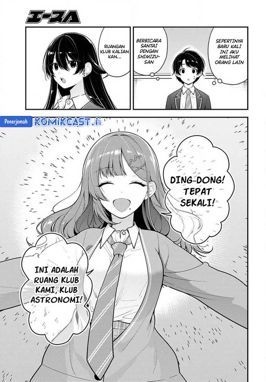 Tonari no Seki no Yankee Shimizu-san ga Kami o Kuroku Sometekita chapter 10 halaman 13