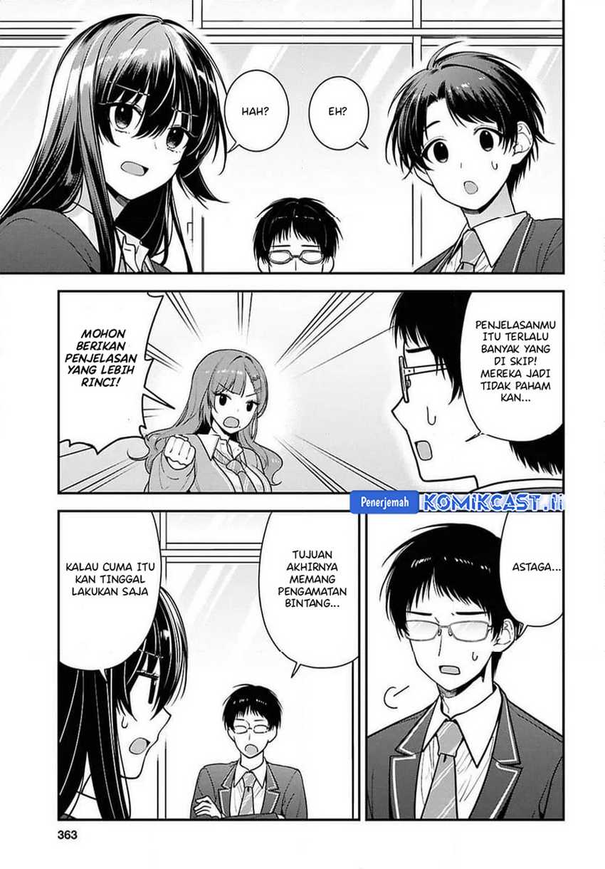 Tonari no Seki no Yankee Shimizu-san ga Kami o Kuroku Sometekita chapter 10 halaman 17