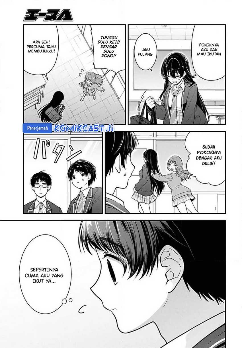 Tonari no Seki no Yankee Shimizu-san ga Kami o Kuroku Sometekita chapter 10 halaman 21