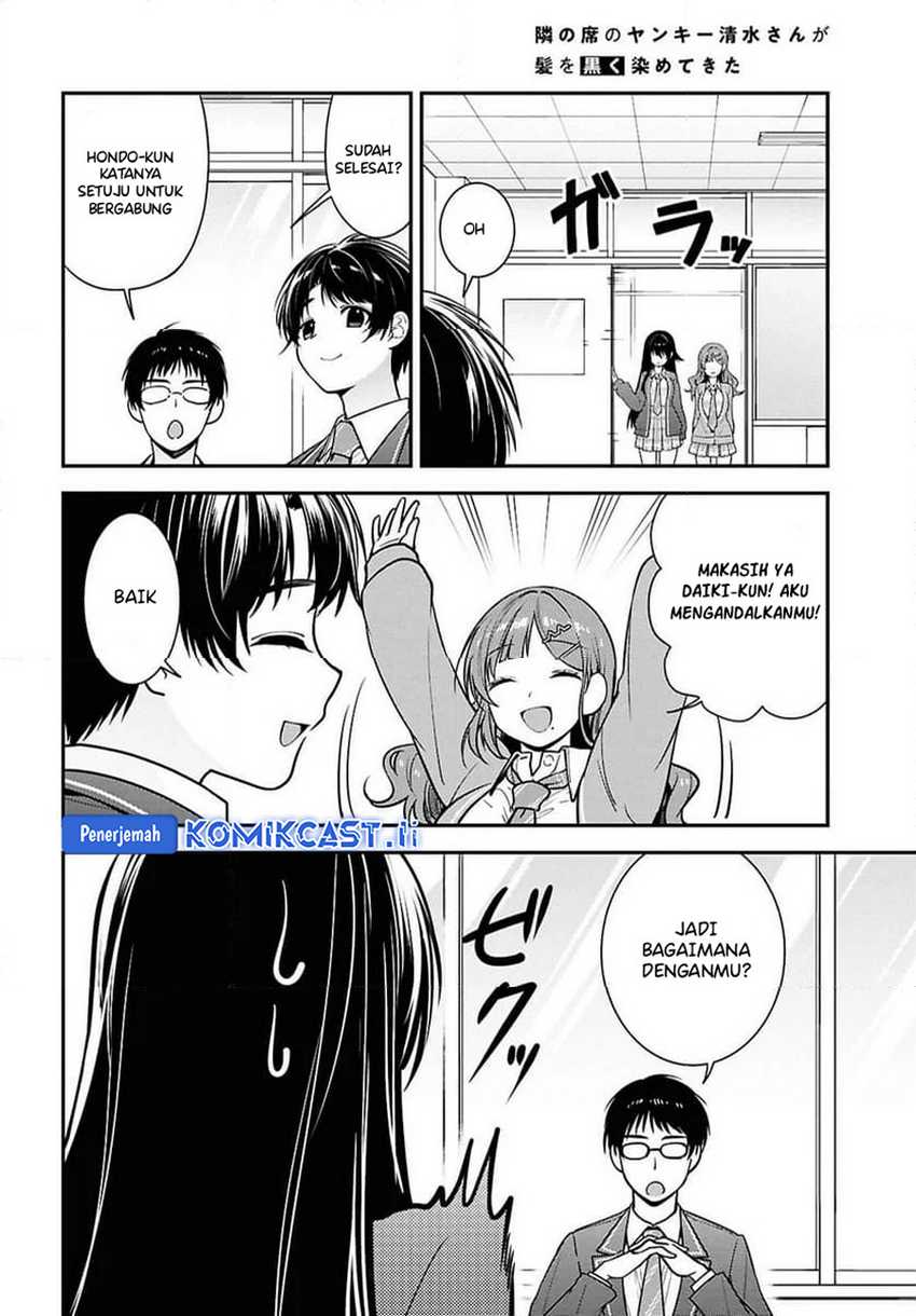 Tonari no Seki no Yankee Shimizu-san ga Kami o Kuroku Sometekita chapter 10 halaman 26