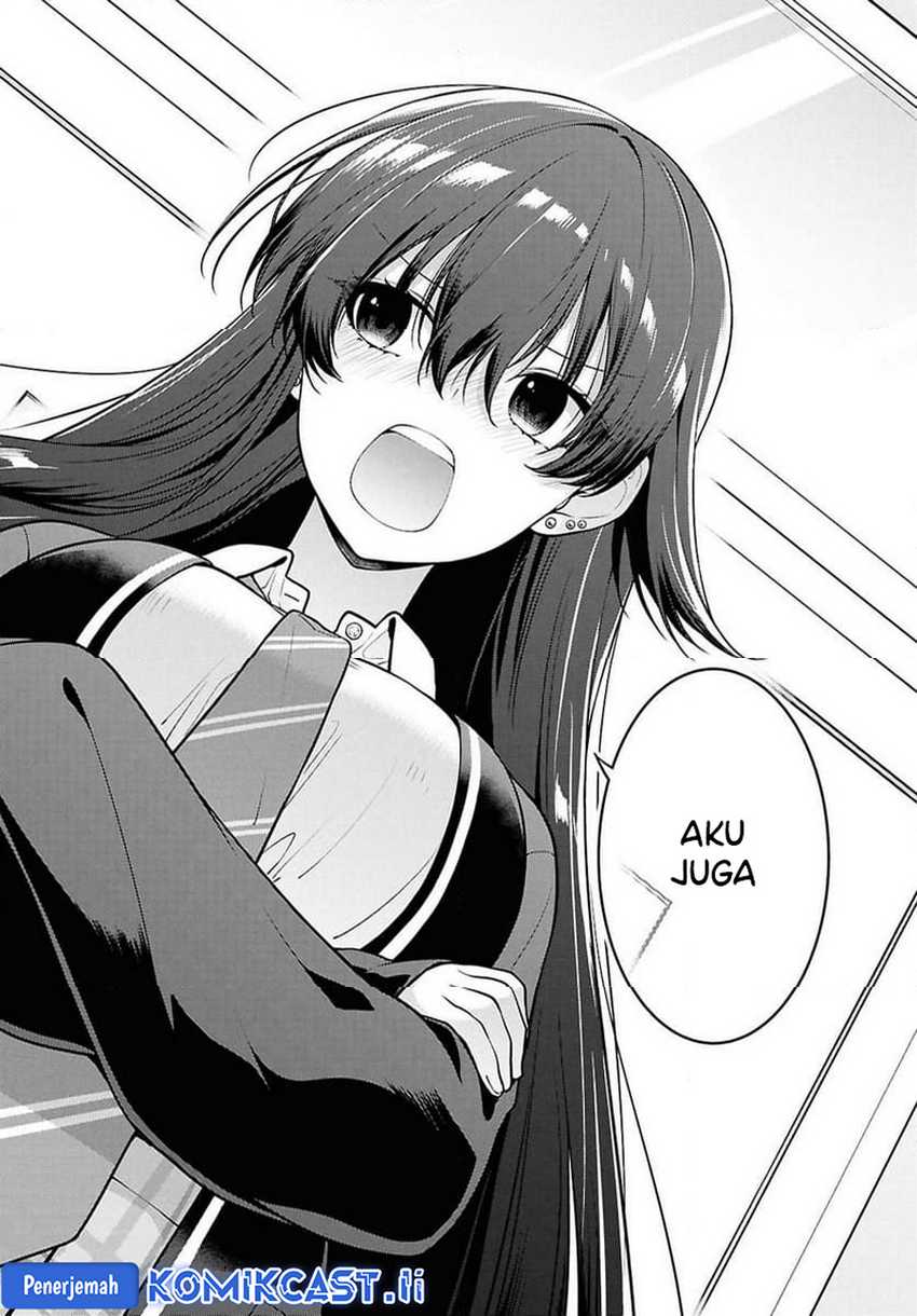 Tonari no Seki no Yankee Shimizu-san ga Kami o Kuroku Sometekita chapter 10 halaman 28