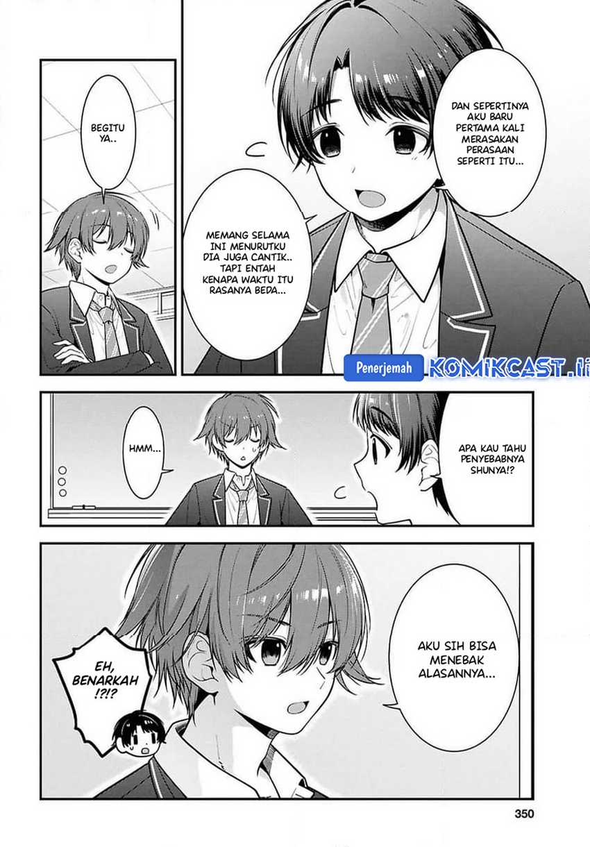 Tonari no Seki no Yankee Shimizu-san ga Kami o Kuroku Sometekita chapter 10 halaman 4
