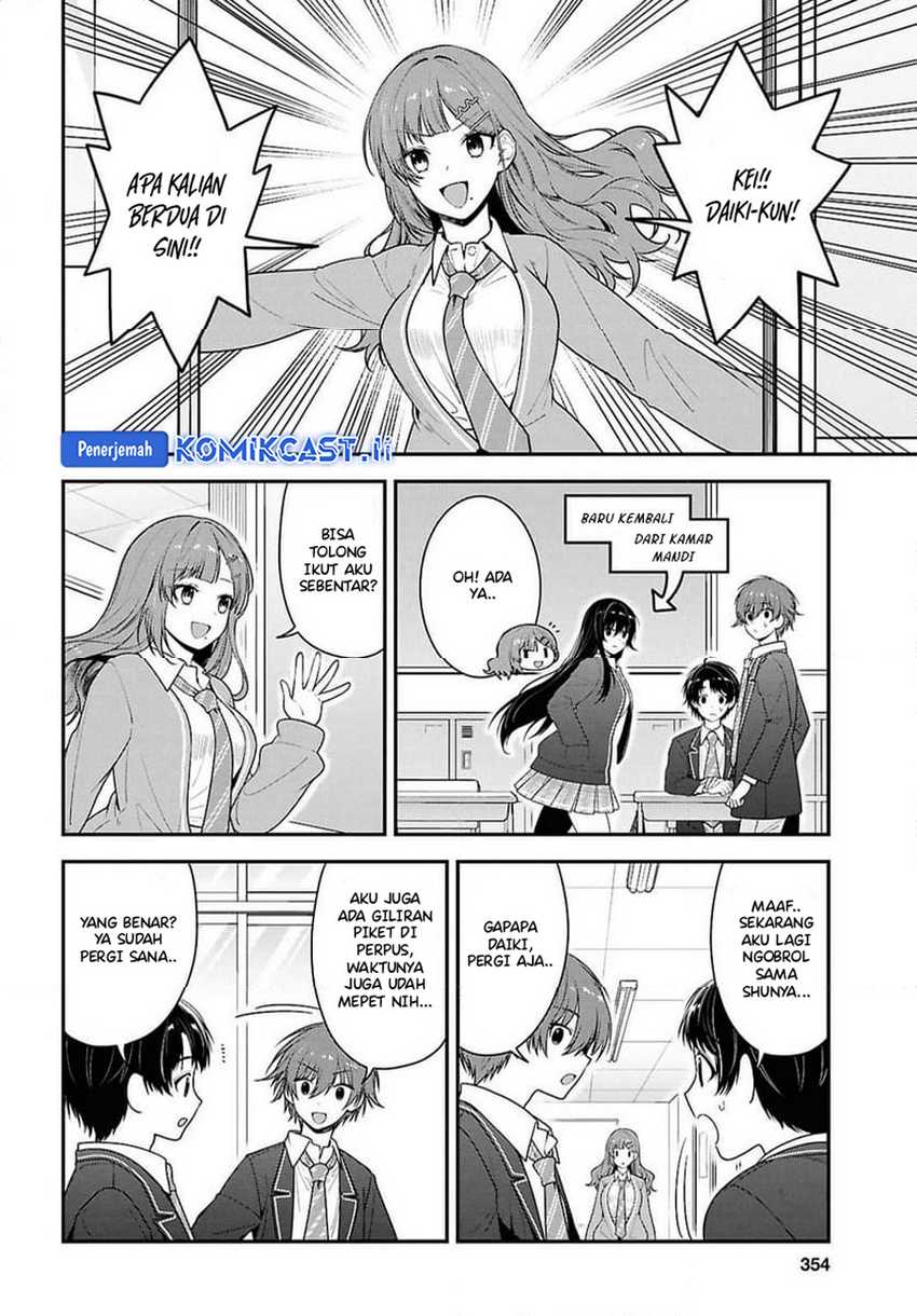 Tonari no Seki no Yankee Shimizu-san ga Kami o Kuroku Sometekita chapter 10 halaman 8