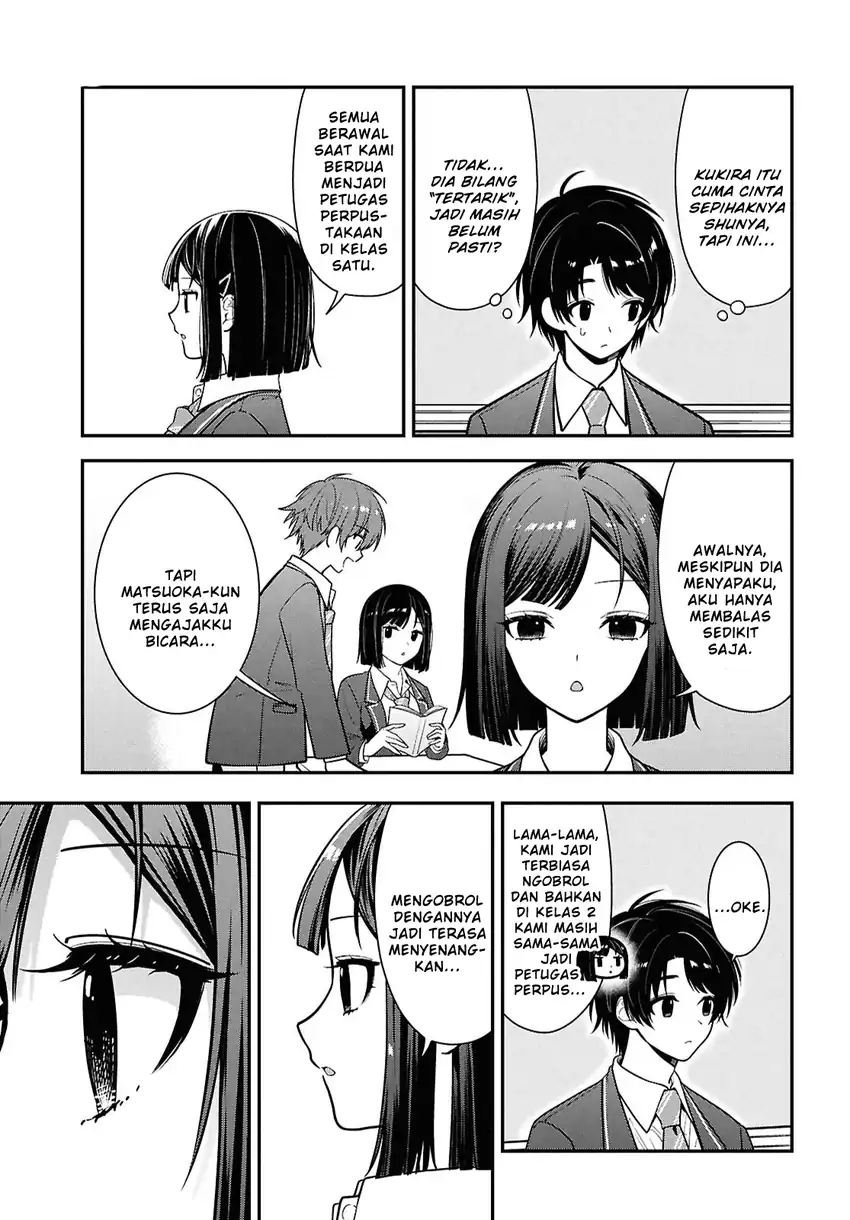 Tonari no Seki no Yankee Shimizu-san ga Kami o Kuroku Sometekita chapter 11 halaman 11
