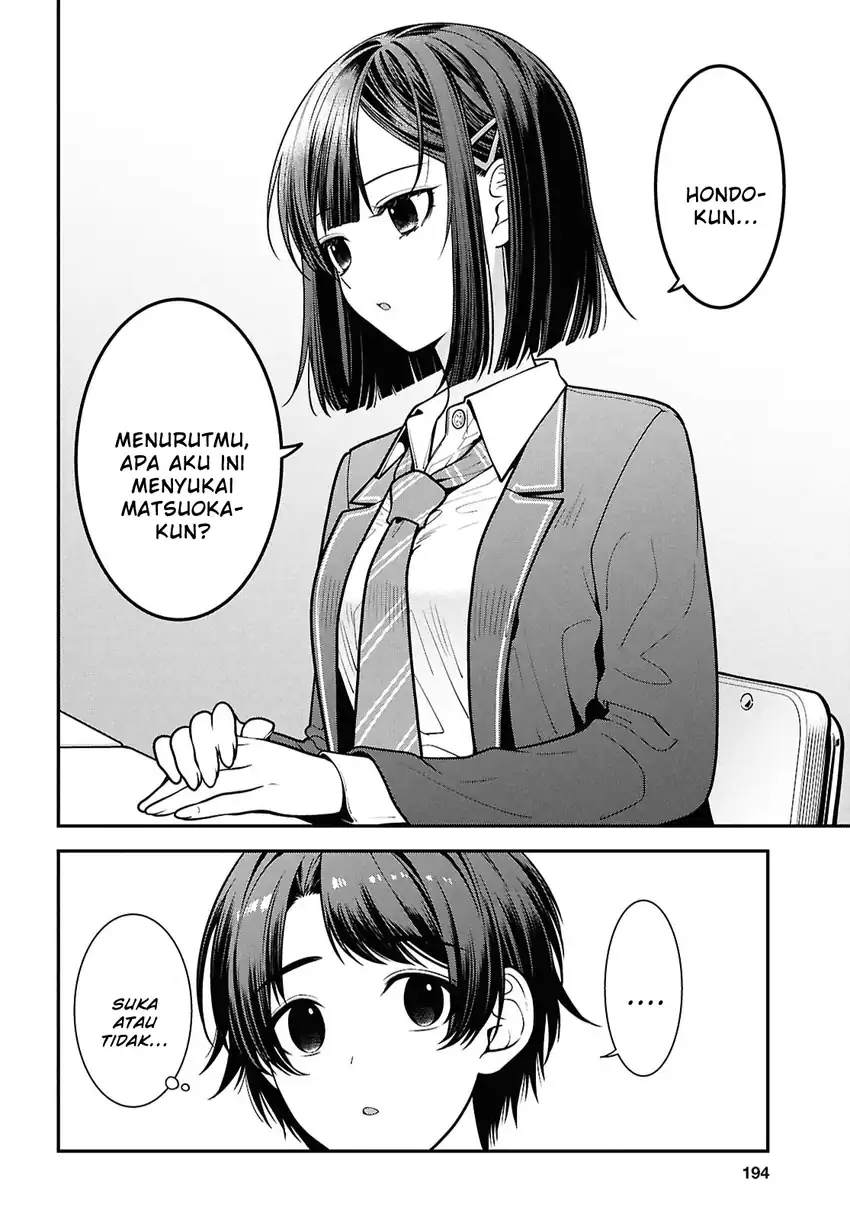 Tonari no Seki no Yankee Shimizu-san ga Kami o Kuroku Sometekita chapter 11 halaman 12