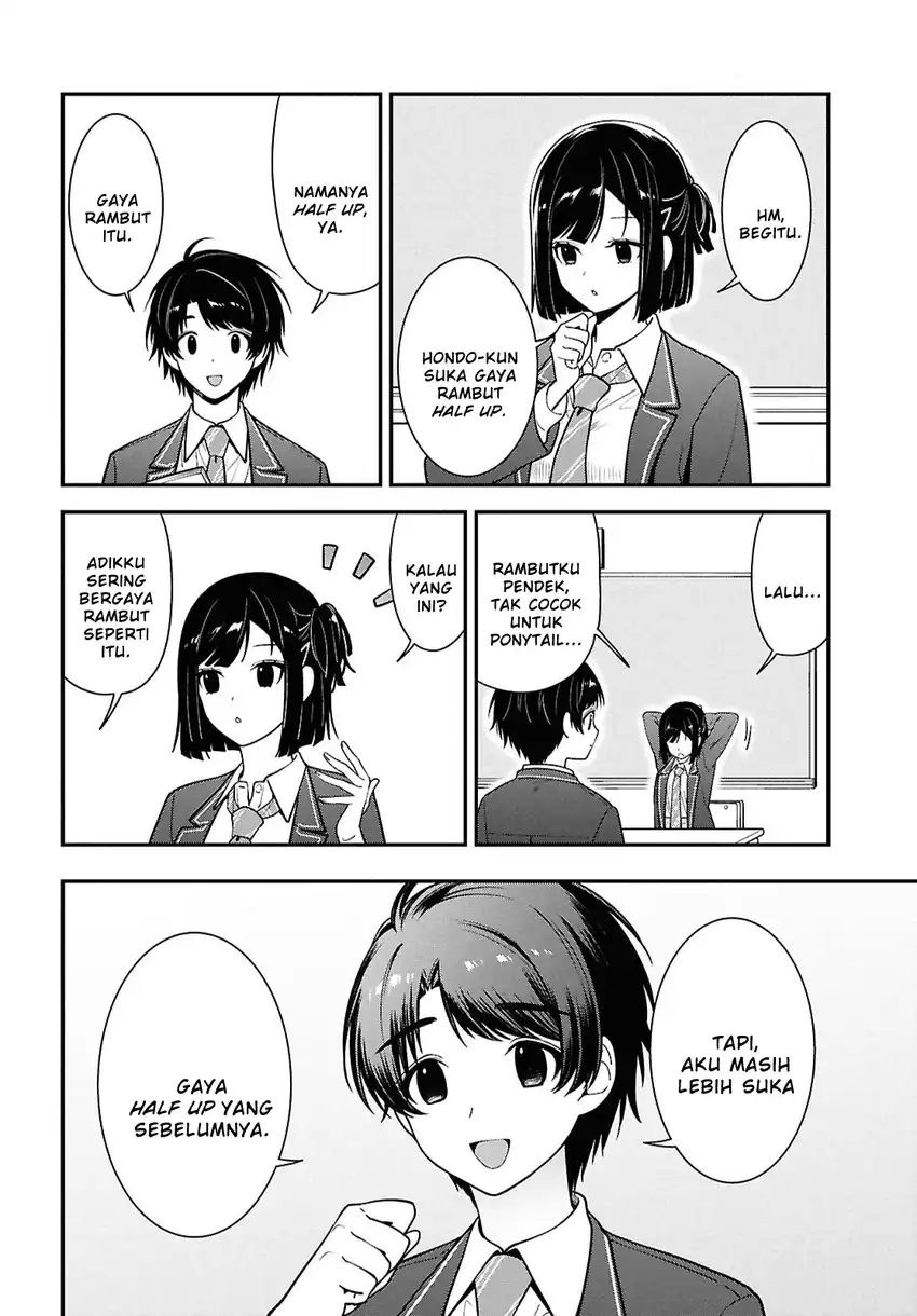 Tonari no Seki no Yankee Shimizu-san ga Kami o Kuroku Sometekita chapter 11 halaman 20
