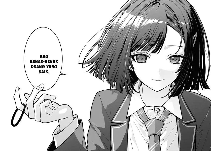 Tonari no Seki no Yankee Shimizu-san ga Kami o Kuroku Sometekita chapter 11 halaman 22