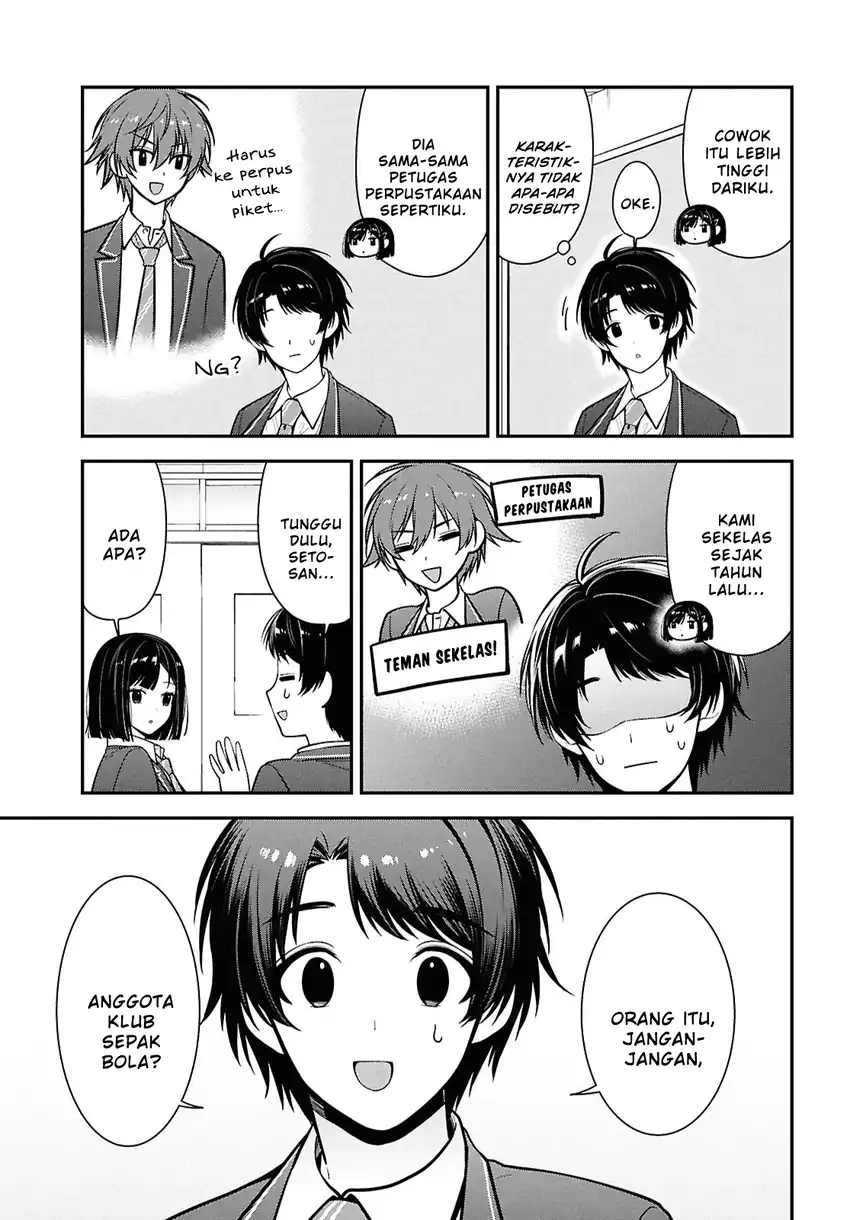 Tonari no Seki no Yankee Shimizu-san ga Kami o Kuroku Sometekita chapter 11 halaman 9