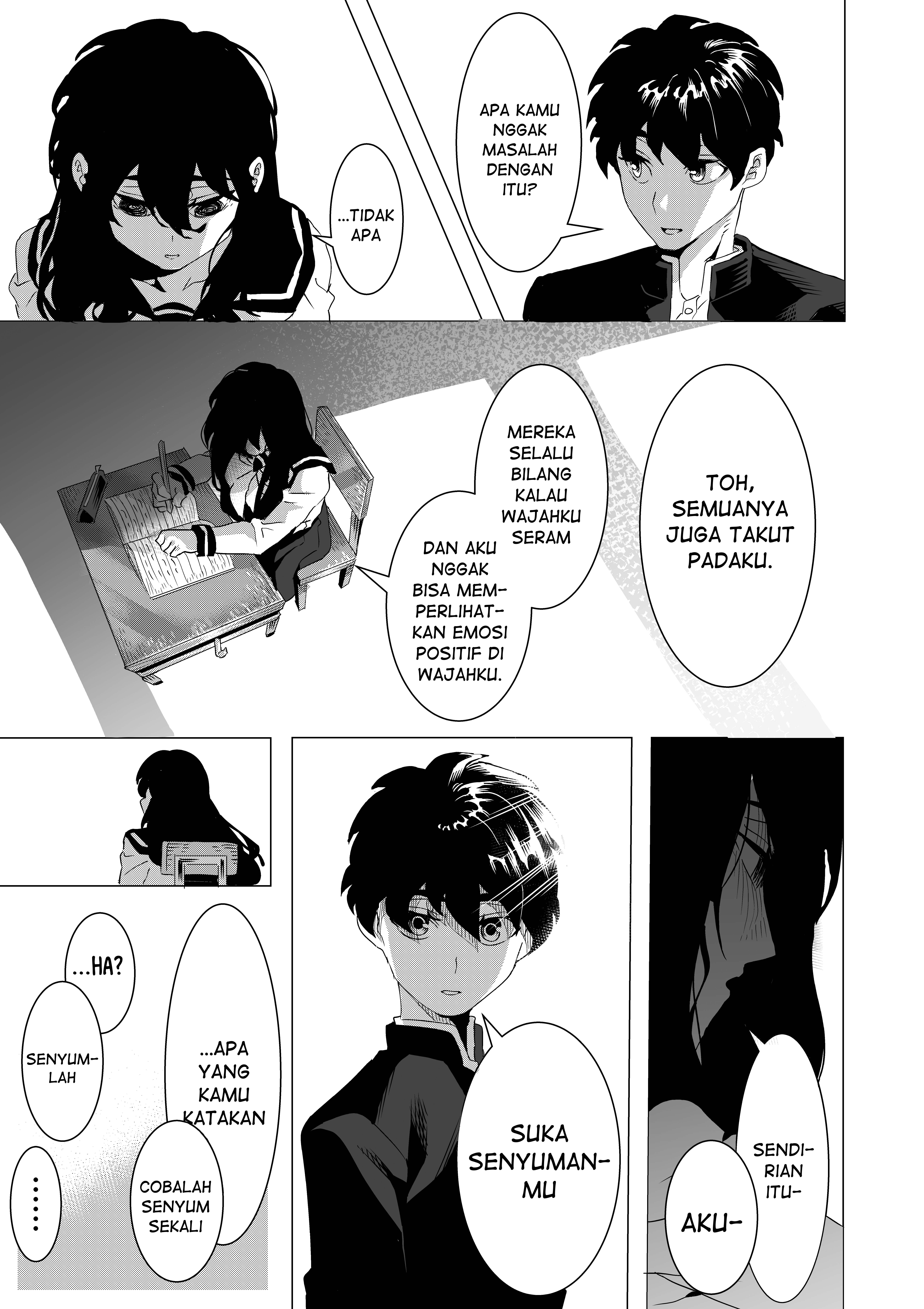 A Story About a Creepy Girl's Smile chapter 1 halaman 4