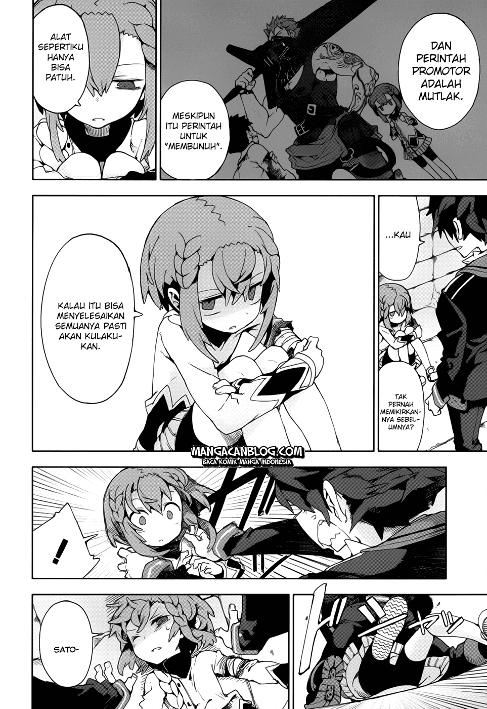 Black Bullet chapter 11 halaman 17