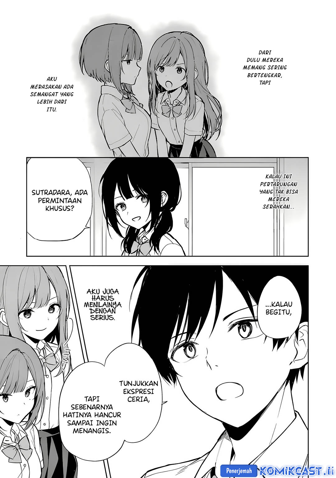Chikan Saresou ni Natteiru S-kyuu Bishoujo wo Tasuketara Tonari no Seki no Osanajimi datta chapter 66 halaman 12