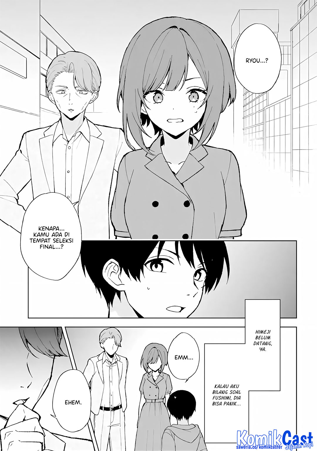 Chikan Saresou ni Natteiru S-kyuu Bishoujo wo Tasuketara Tonari no Seki no Osanajimi datta chapter 80 halaman 12