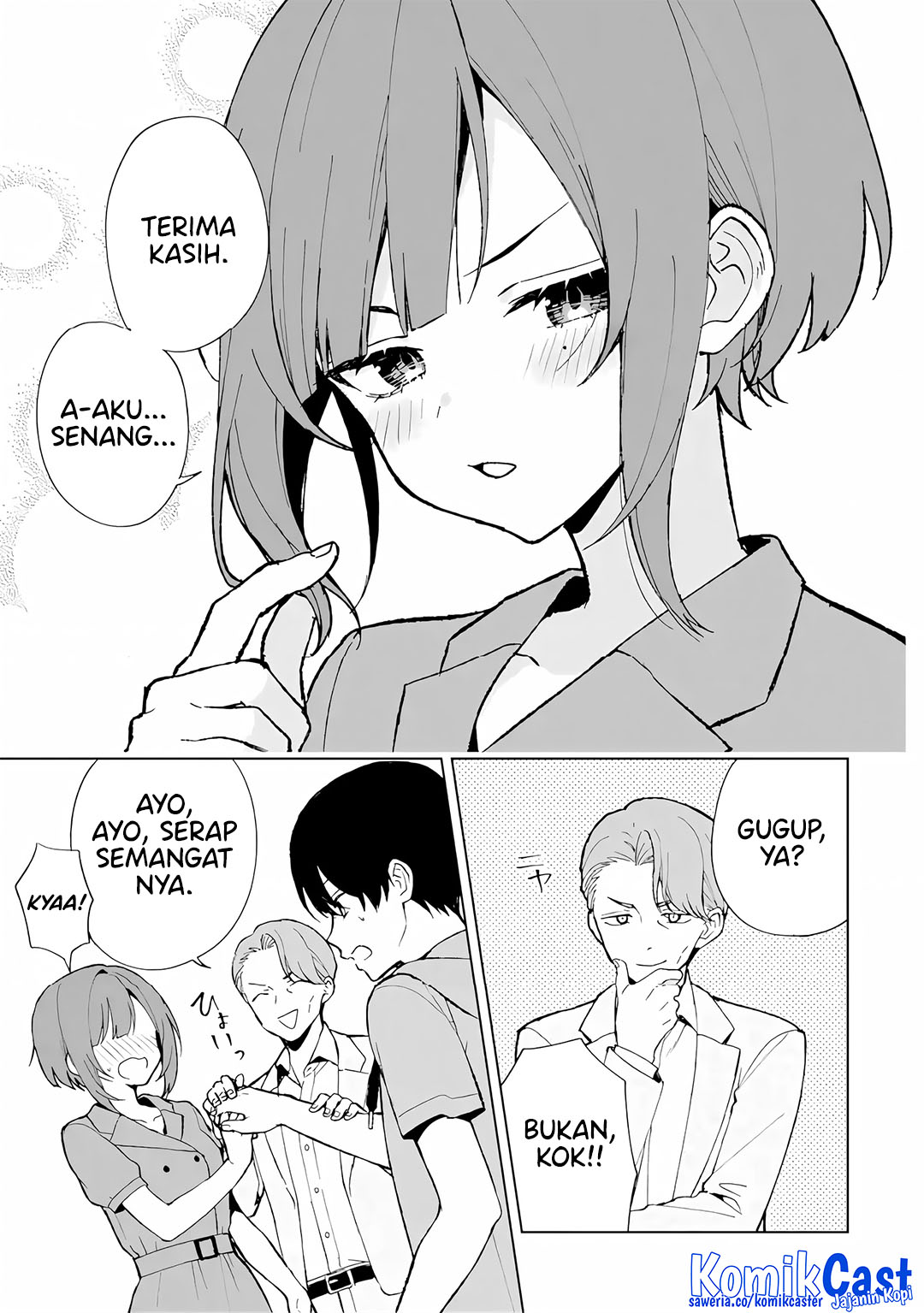 Chikan Saresou ni Natteiru S-kyuu Bishoujo wo Tasuketara Tonari no Seki no Osanajimi datta chapter 80 halaman 14