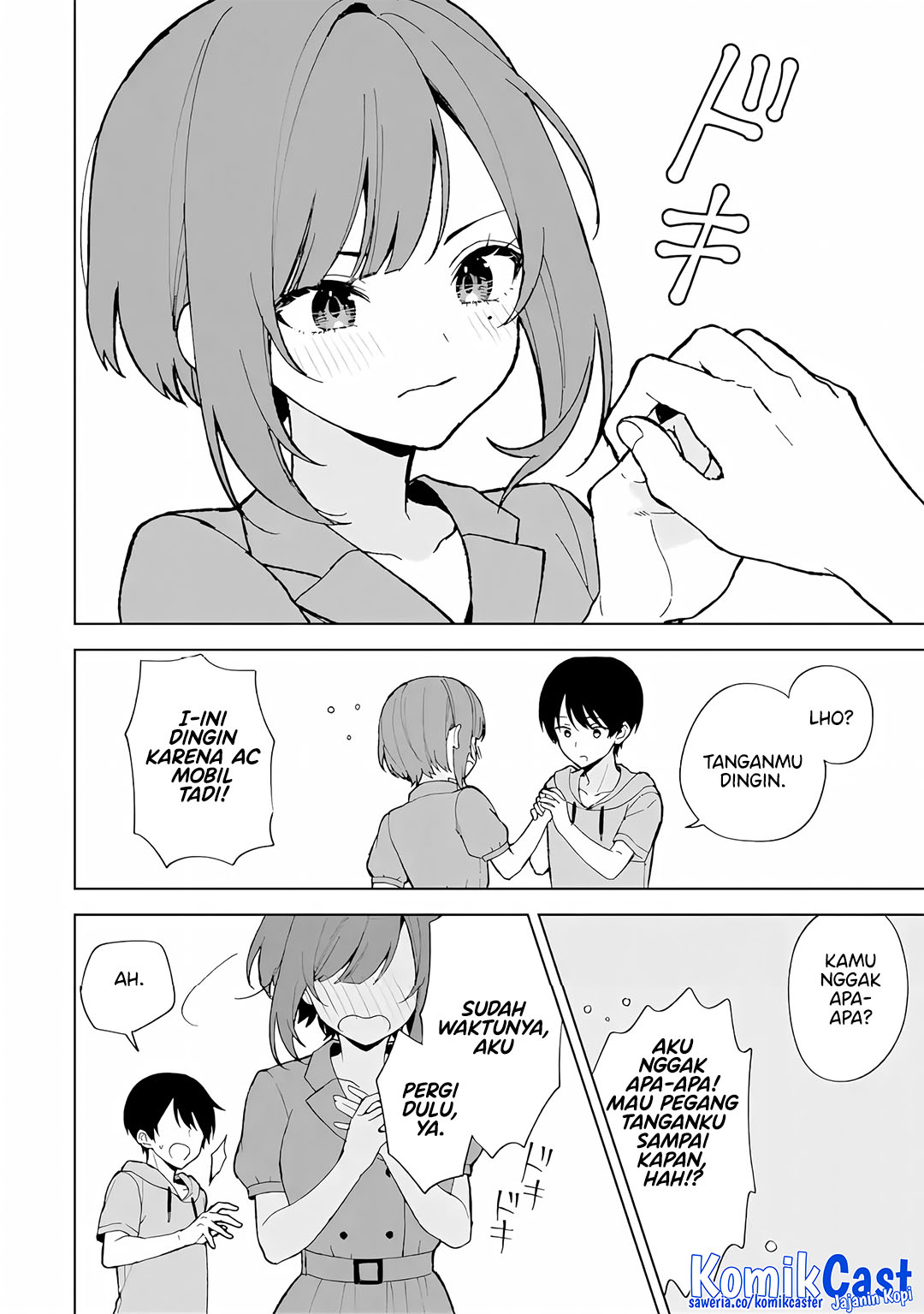 Chikan Saresou ni Natteiru S-kyuu Bishoujo wo Tasuketara Tonari no Seki no Osanajimi datta chapter 80 halaman 15