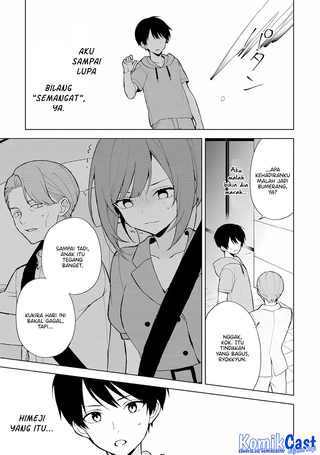 Chikan Saresou ni Natteiru S-kyuu Bishoujo wo Tasuketara Tonari no Seki no Osanajimi datta chapter 80 halaman 16