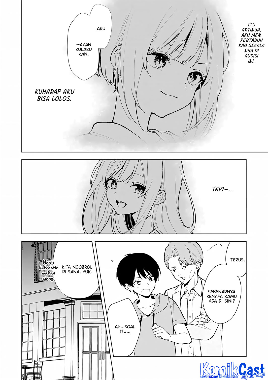 Chikan Saresou ni Natteiru S-kyuu Bishoujo wo Tasuketara Tonari no Seki no Osanajimi datta chapter 80 halaman 17