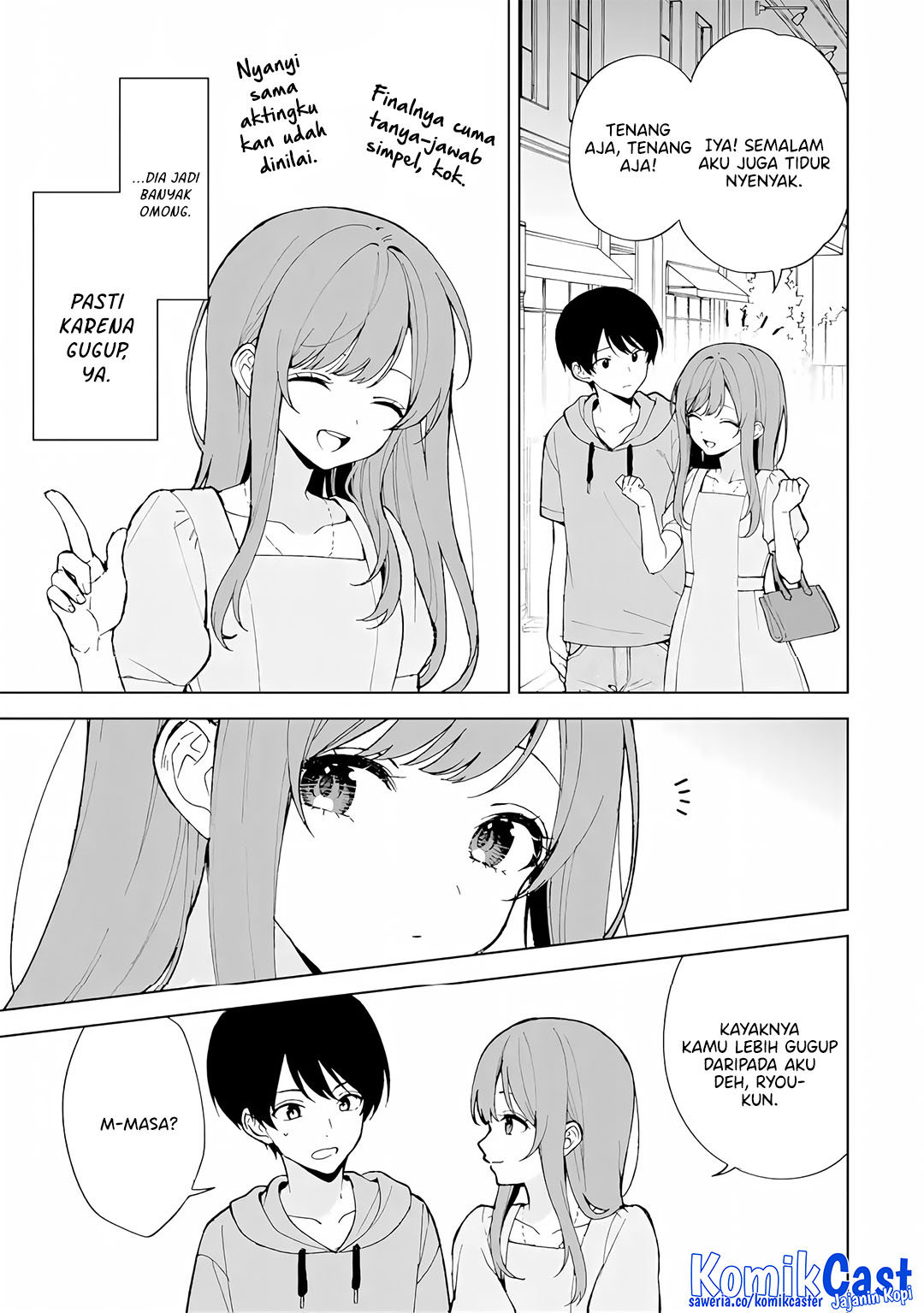 Chikan Saresou ni Natteiru S-kyuu Bishoujo wo Tasuketara Tonari no Seki no Osanajimi datta chapter 80 halaman 8