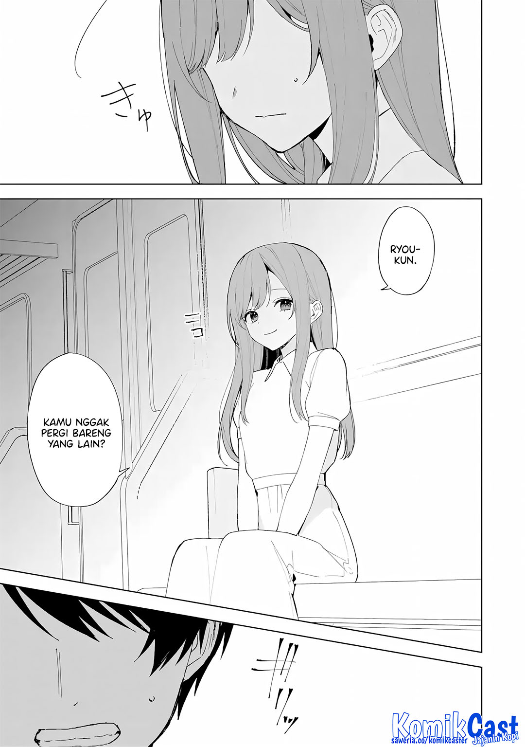 Chikan Saresou ni Natteiru S-kyuu Bishoujo wo Tasuketara Tonari no Seki no Osanajimi datta chapter 81 halaman 28