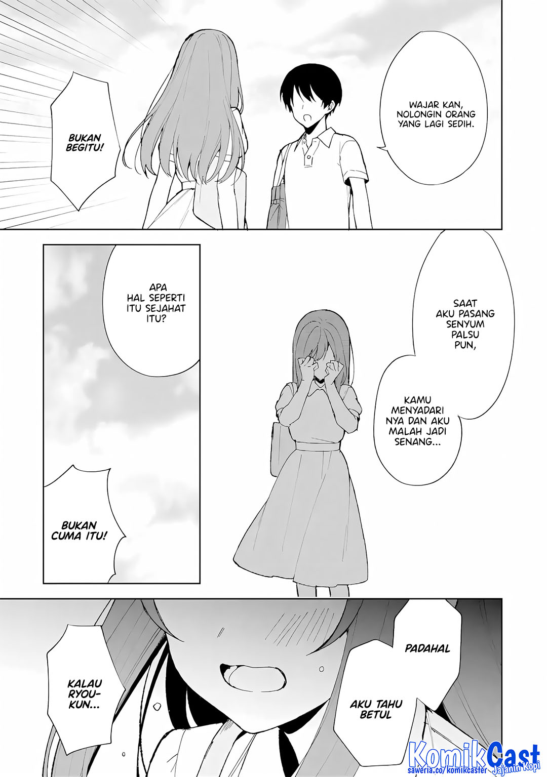 Chikan Saresou ni Natteiru S-kyuu Bishoujo wo Tasuketara Tonari no Seki no Osanajimi datta chapter 82 halaman 16