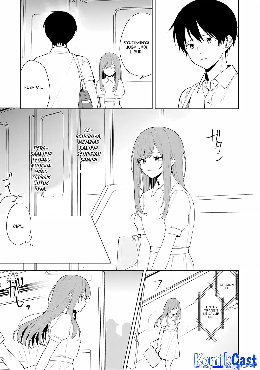 Chikan Saresou ni Natteiru S-kyuu Bishoujo wo Tasuketara Tonari no Seki no Osanajimi datta chapter 82 halaman 4