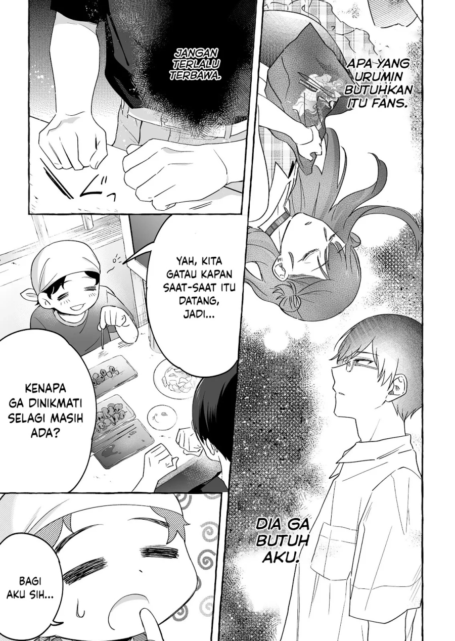 Damedol to Sekai ni Hitori Dake no Fan chapter 23 halaman 12