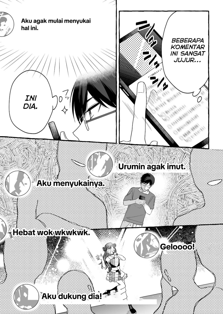 Damedol to Sekai ni Hitori Dake no Fan chapter 24 halaman 5