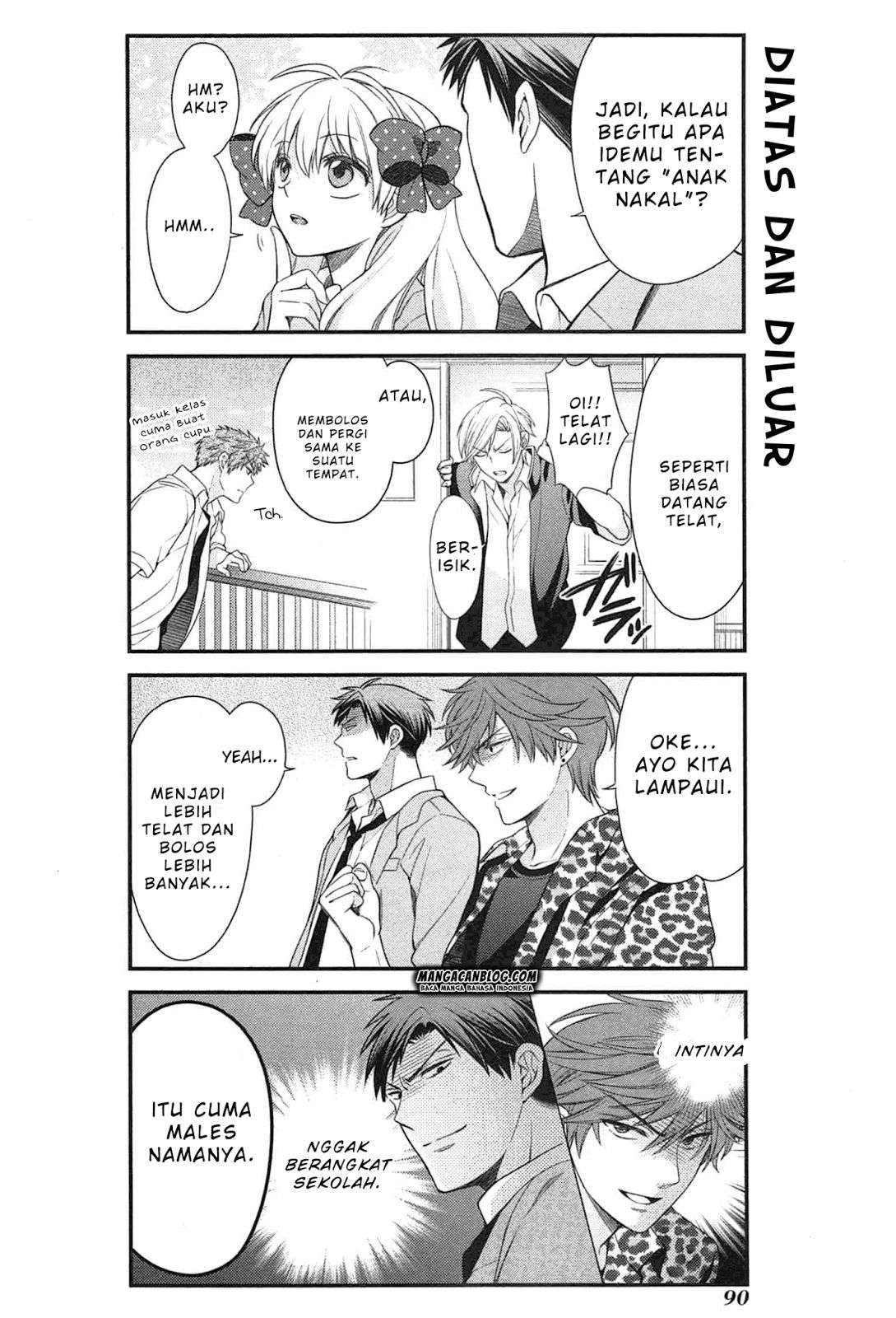 Gekkan Shoujo Nozaki-kun chapter 27 halaman 4