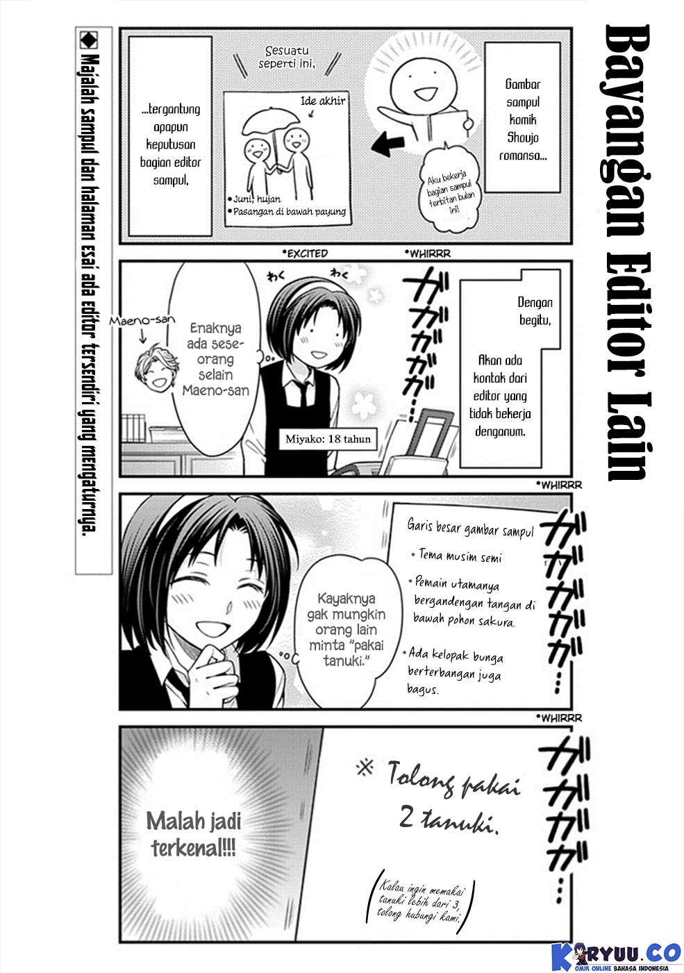 Gekkan Shoujo Nozaki-kun chapter 50 halaman 4
