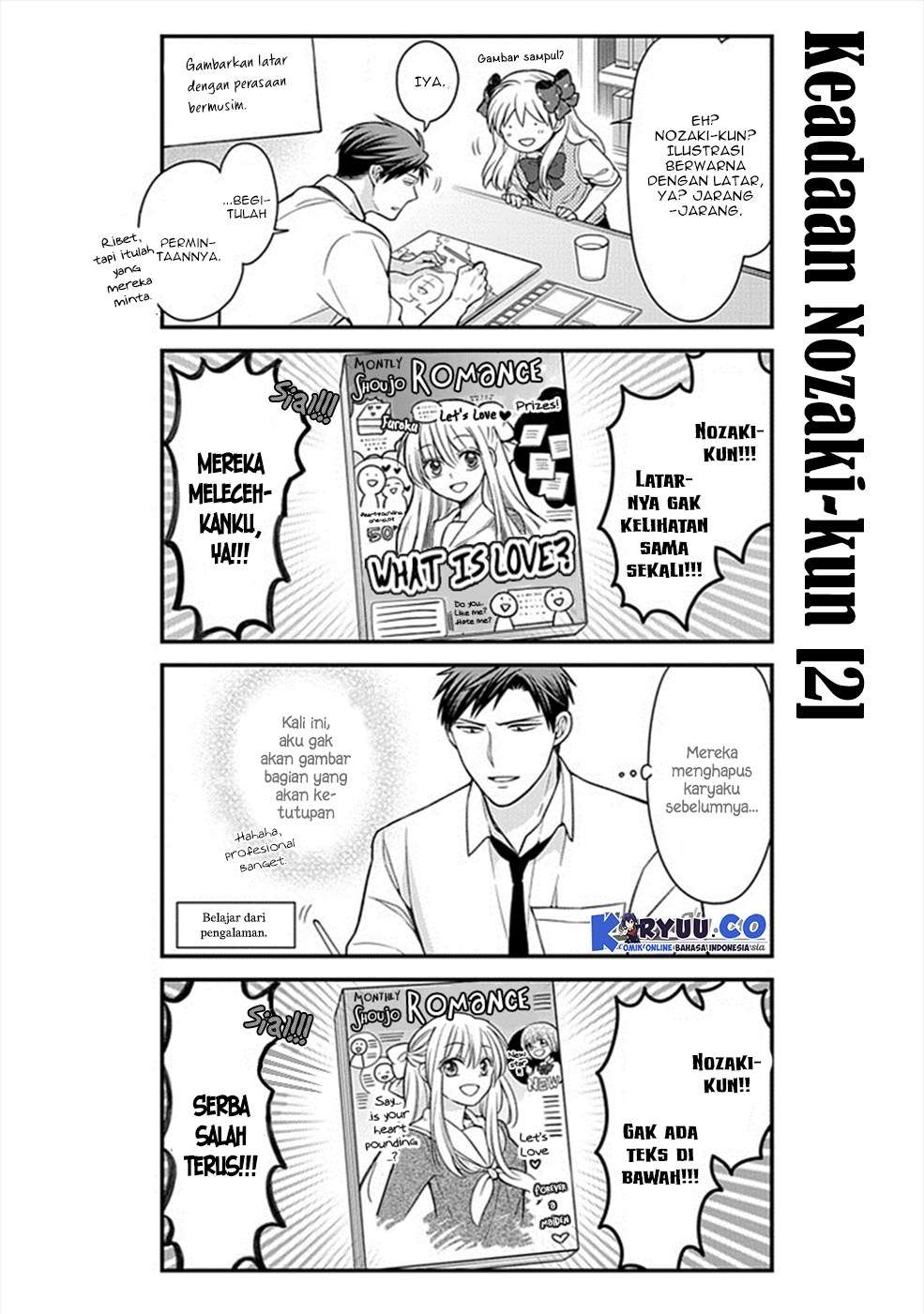 Gekkan Shoujo Nozaki-kun chapter 50 halaman 7