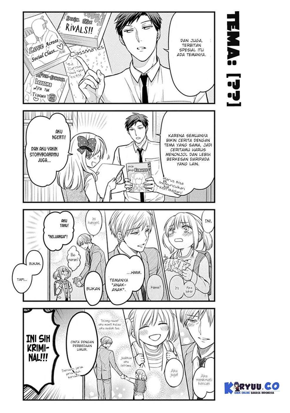 Gekkan Shoujo Nozaki-kun chapter 58 halaman 7