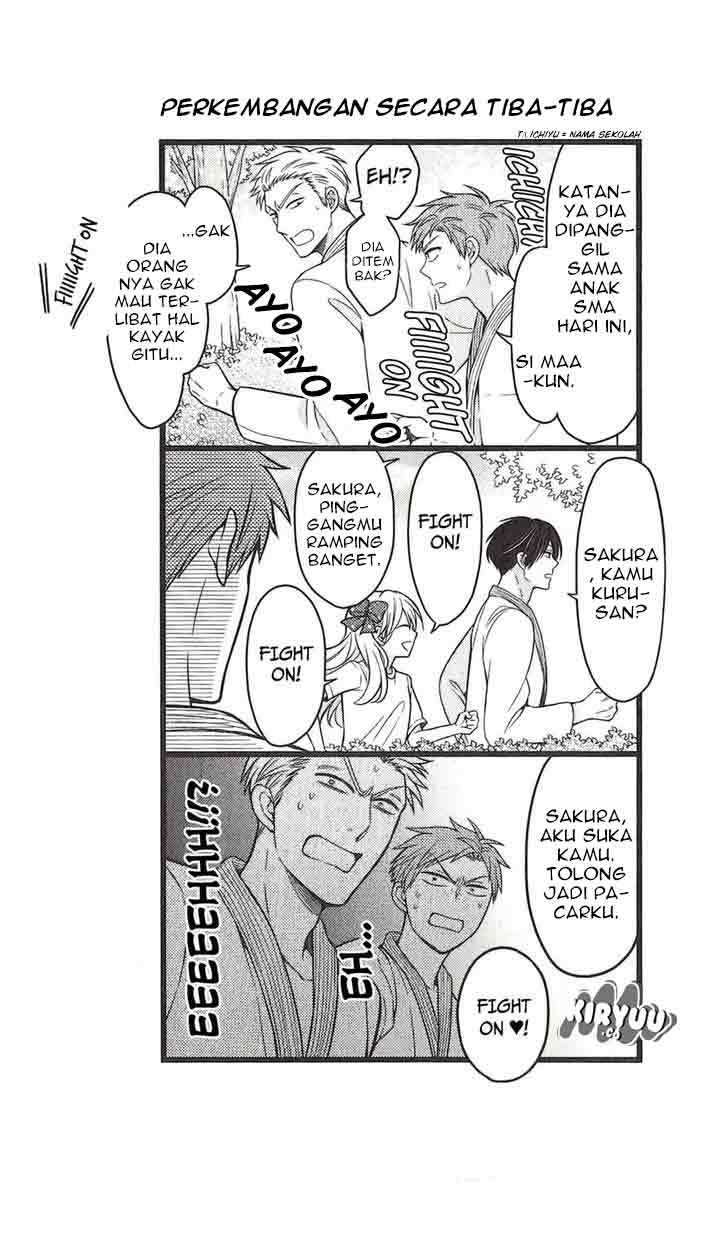 Gekkan Shoujo Nozaki-kun chapter 70.5 halaman 9
