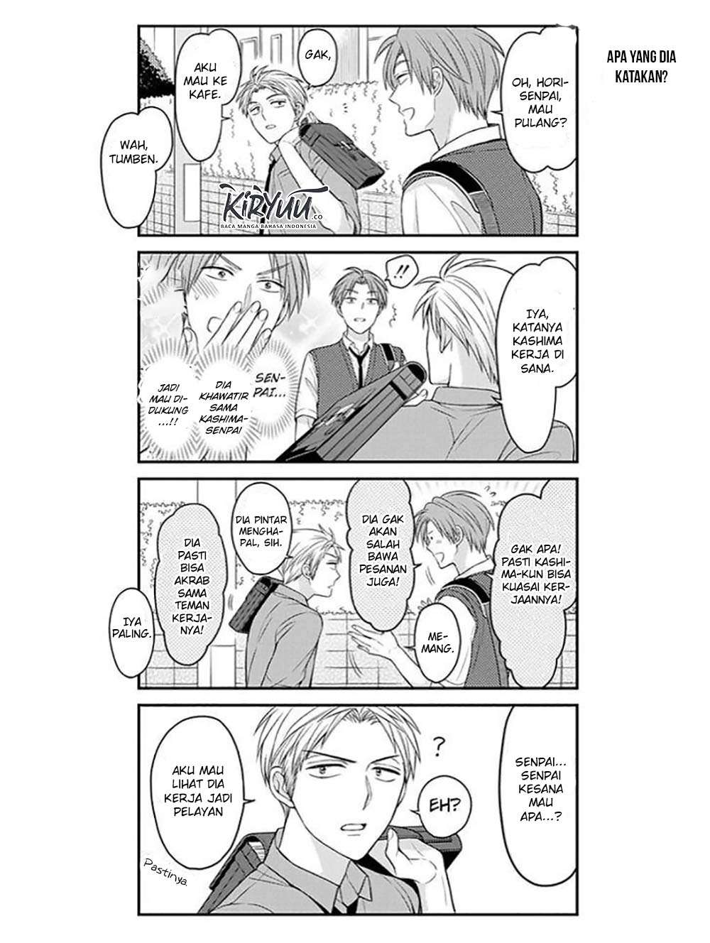 Gekkan Shoujo Nozaki-kun chapter 73 halaman 9
