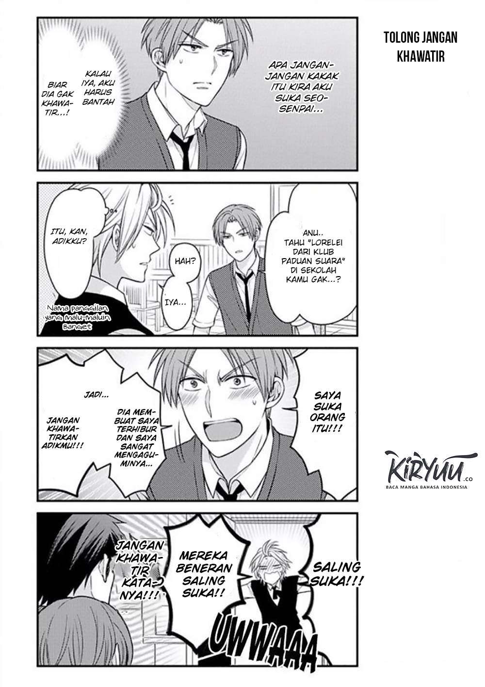Gekkan Shoujo Nozaki-kun chapter 74 halaman 15