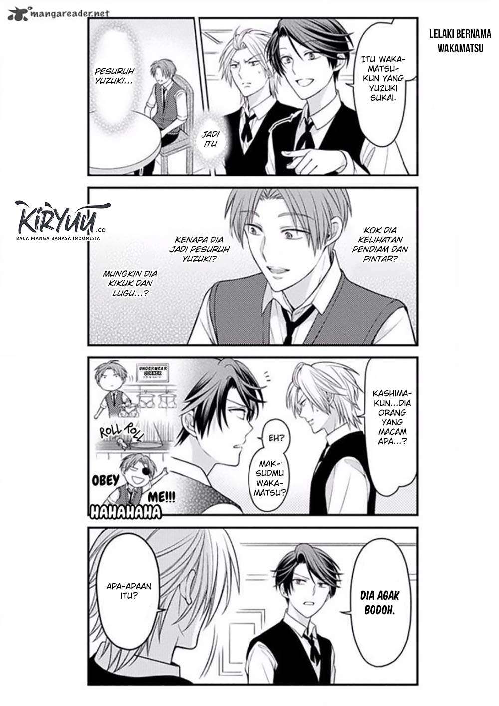 Gekkan Shoujo Nozaki-kun chapter 74 halaman 5