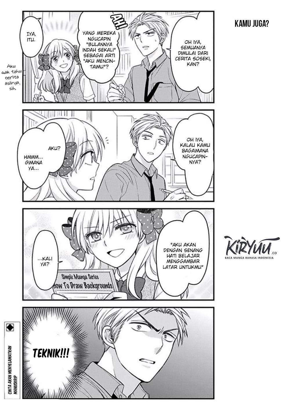 Gekkan Shoujo Nozaki-kun chapter 75 halaman 17