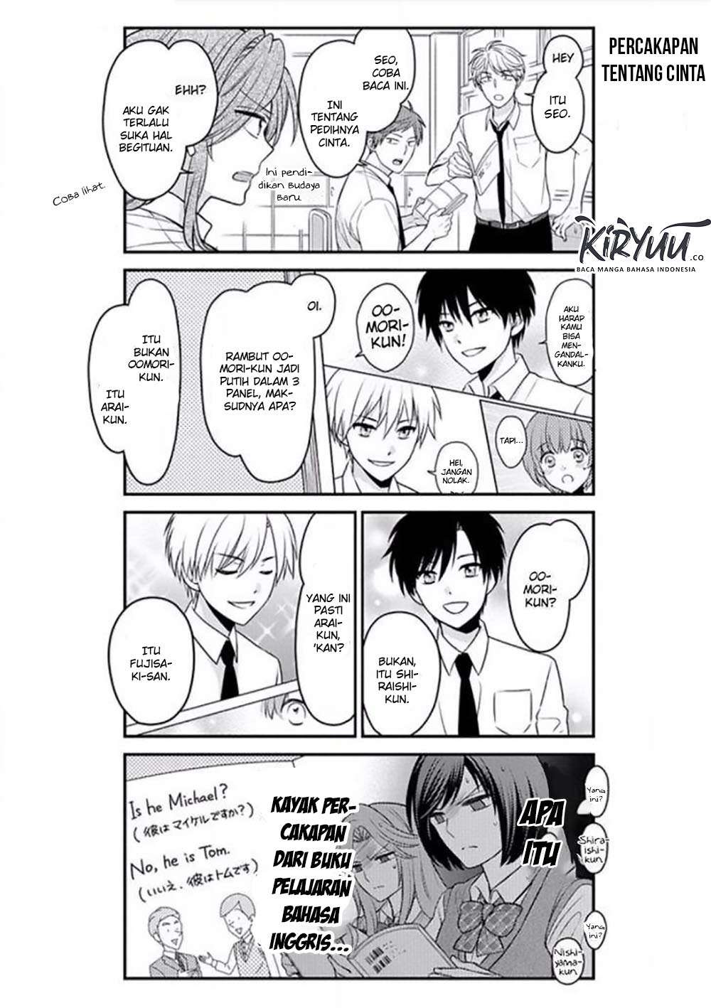 Gekkan Shoujo Nozaki-kun chapter 77 halaman 6