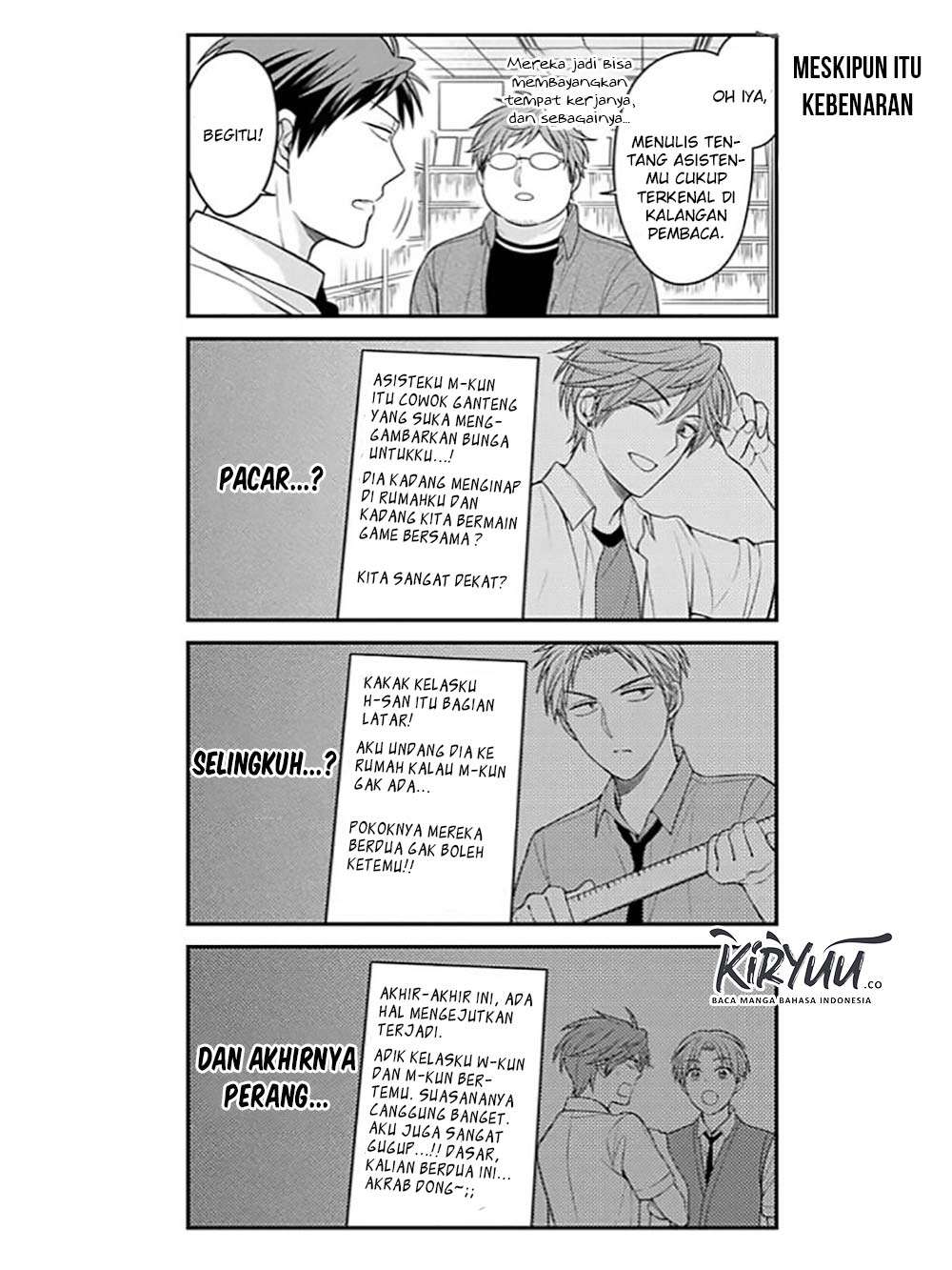 Gekkan Shoujo Nozaki-kun chapter 79 halaman 10
