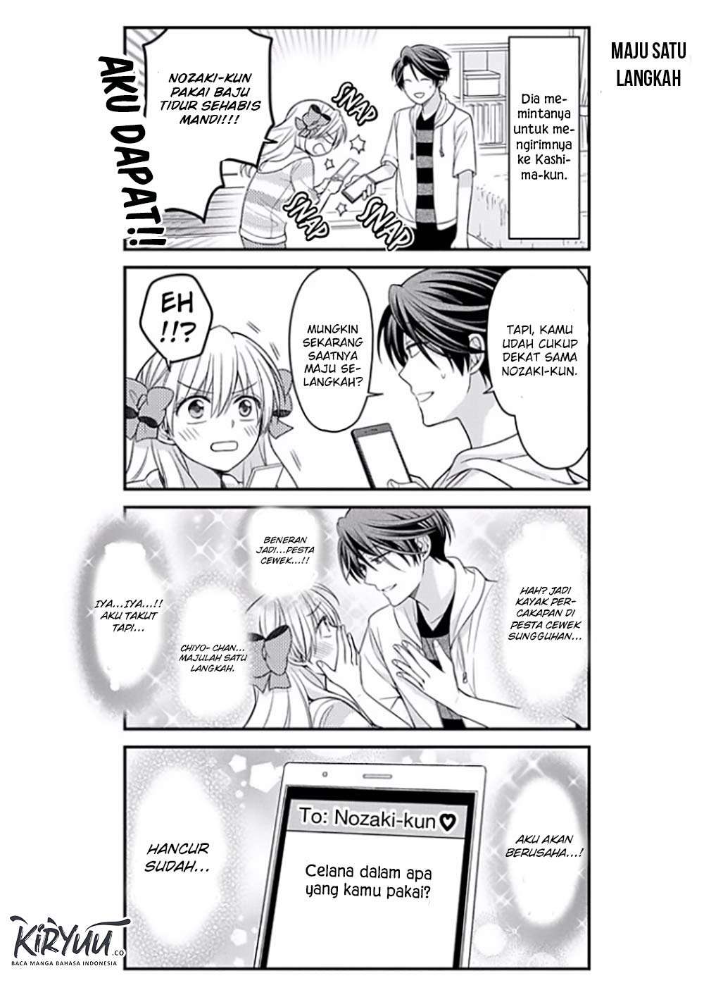 Gekkan Shoujo Nozaki-kun chapter 82 halaman 14