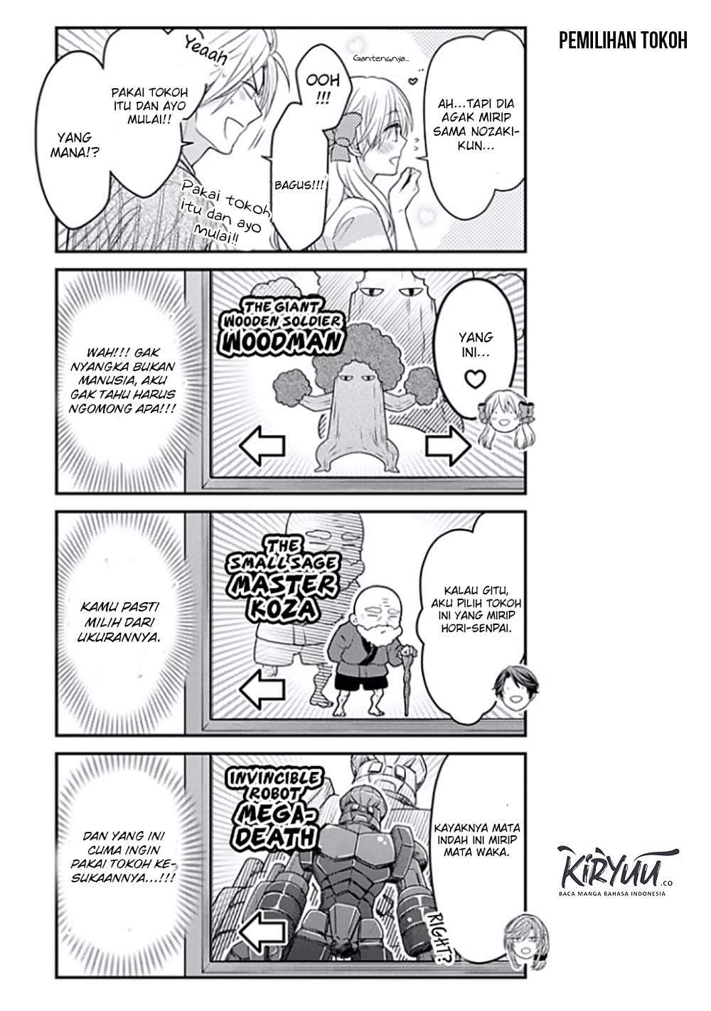 Gekkan Shoujo Nozaki-kun chapter 82 halaman 9