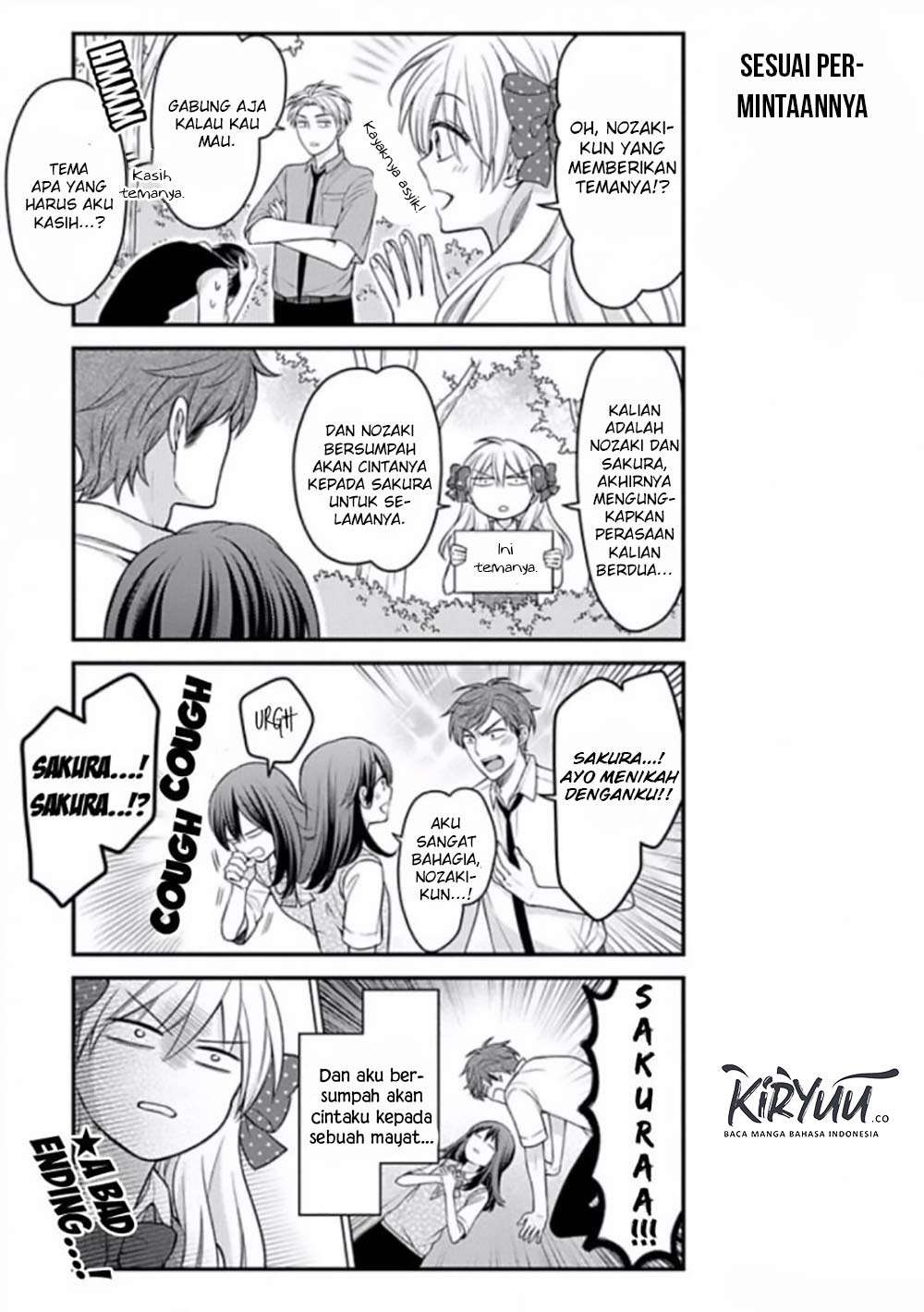 Gekkan Shoujo Nozaki-kun chapter 83 halaman 11