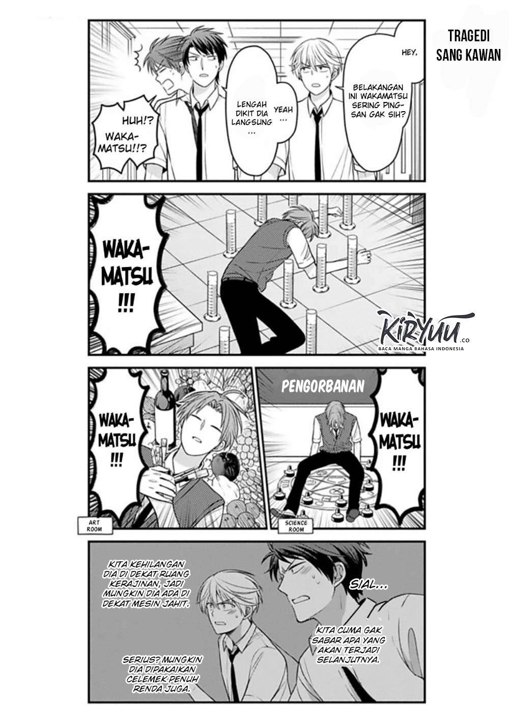 Gekkan Shoujo Nozaki-kun chapter 84 halaman 10