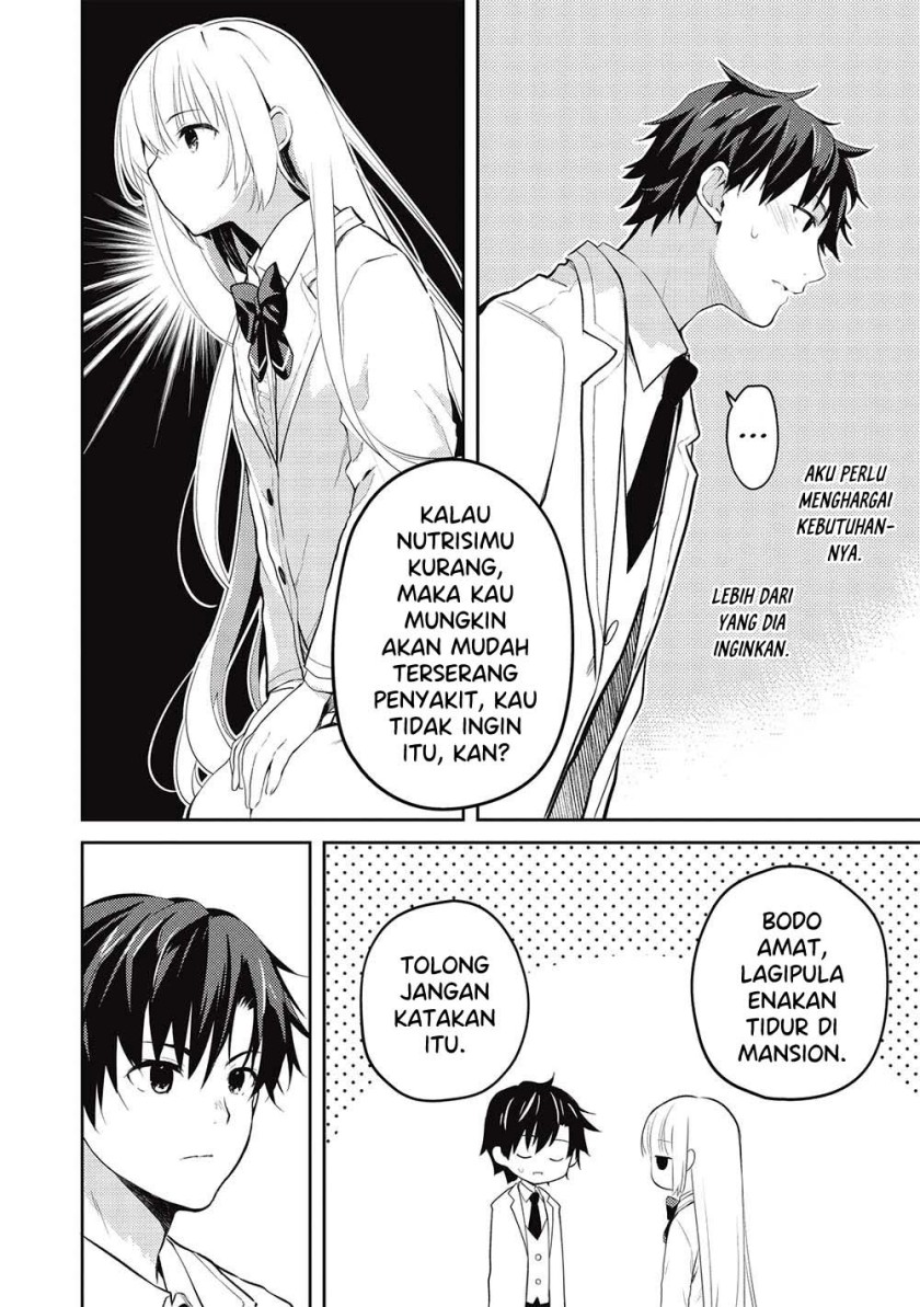 Saijo no Osewa ~Takane no Hana Darakena Meimon Kou de, Gakuin Ichi no Ojou-sama (Seikatsu Noryoku Kaimu) o Kagenagara Osewa suru Koto ni Narimashita~ chapter 14 halaman 34