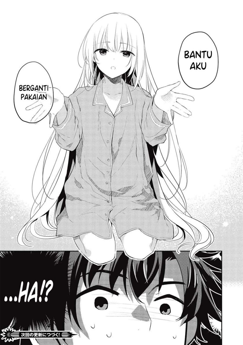 Saijo no Osewa ~Takane no Hana Darakena Meimon Kou de, Gakuin Ichi no Ojou-sama (Seikatsu Noryoku Kaimu) o Kagenagara Osewa suru Koto ni Narimashita~ chapter 14 halaman 45