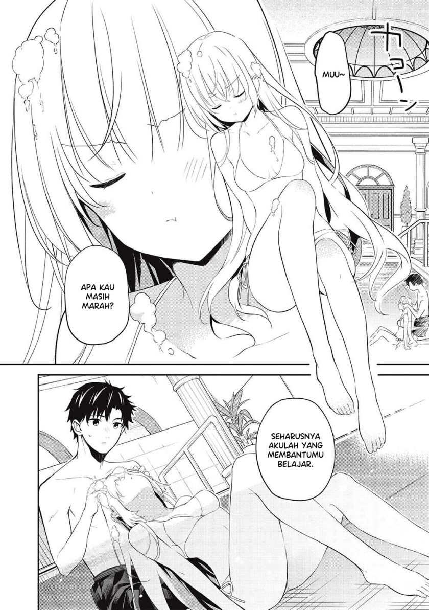 Saijo no Osewa ~Takane no Hana Darakena Meimon Kou de, Gakuin Ichi no Ojou-sama (Seikatsu Noryoku Kaimu) o Kagenagara Osewa suru Koto ni Narimashita~ chapter 15 halaman 21