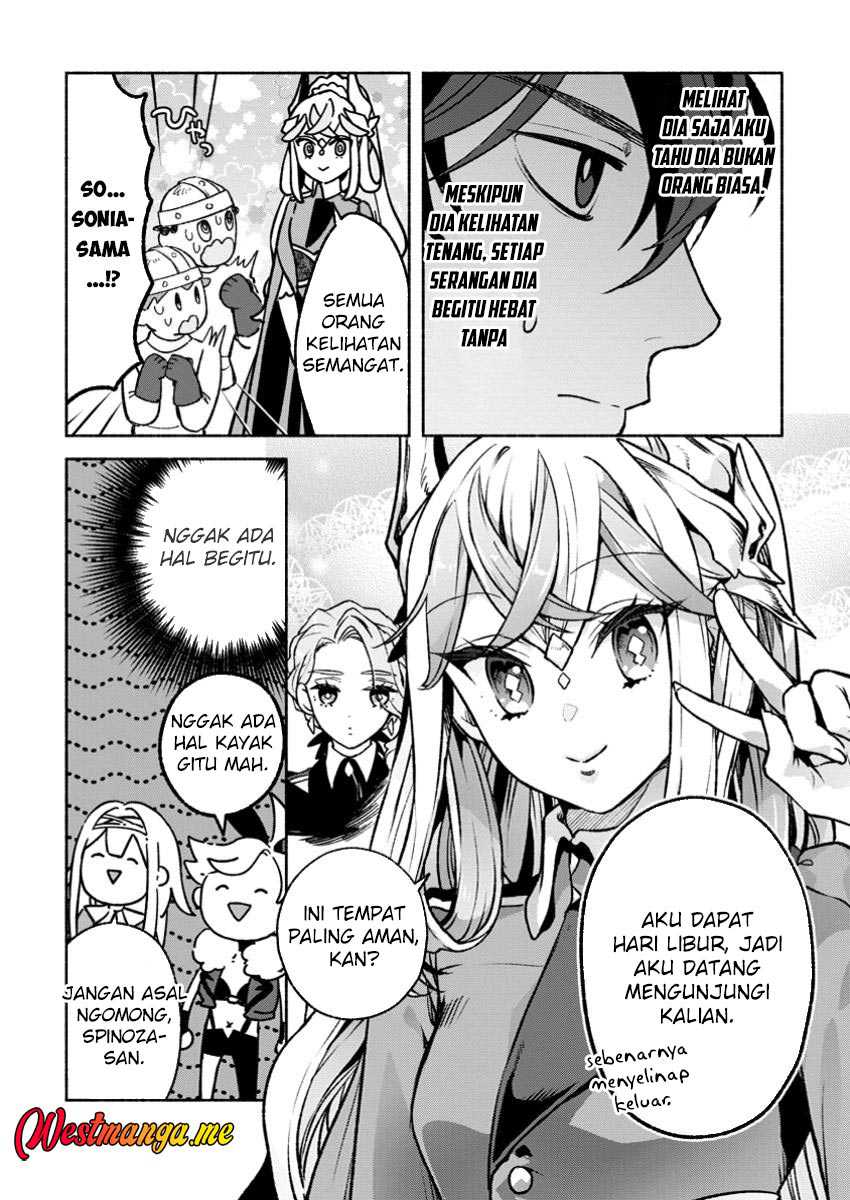Sono Monban, Saikyou Nitsuki: Tsuihou Sareta Bougyo Ryoku 9999 no Senshi, Outo no Monban Toshite Musou Suru chapter 36 halaman 13