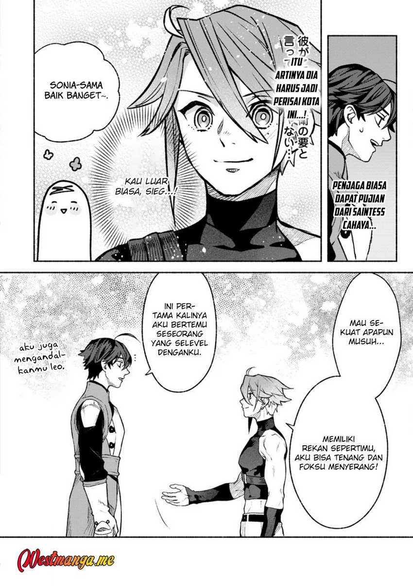Sono Monban, Saikyou Nitsuki: Tsuihou Sareta Bougyo Ryoku 9999 no Senshi, Outo no Monban Toshite Musou Suru chapter 36 halaman 32
