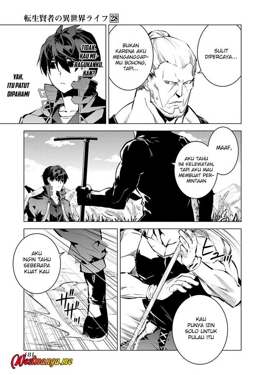 Tensei Kenja no Isekai Raifu ~Daini no Shokugyo wo Ete Sekai Saikyou ni Narimashita chapter 84 halaman 61